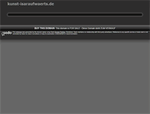 Tablet Screenshot of kunst-isaraufwaerts.de